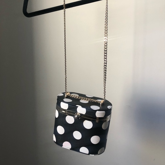Zara Accessories - Zara polka dot box bag